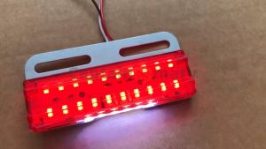 24 LED Side Marker Lights Warning Tail Light For Truck 24v Car Auto Trailer Lamps Amber 1PC