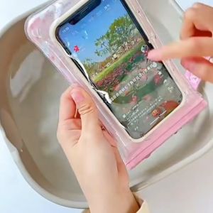 Sarung handphone Anti Air Motif kartoon Waterproof Case Lucu Dengan Model Sealer Waterproof Bumper Case