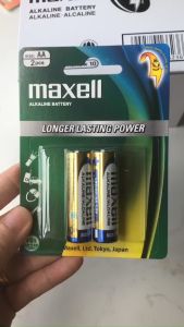 Vỉ 2 Viên Pin AA / Pin AAA Maxell Alkaline - Hàng Chính Hãng