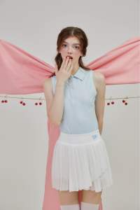 Winky Tempo Skirt in White (สีขาวใหม่)