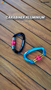 CARABINER Booms Karabiner Aluminium Professional Heavy Duty Locking Carabiner Panjat tebing outdoor