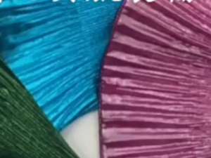 1 Yard Metallic Big Wave Lace Fabric Sew Dress Pleat Mesh Organza For DIY Ruffle Styling Sewing