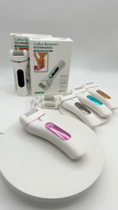 Rechargeable Foot Grinder Dead Skin Remover Pedicure ToolsEiectrc Foot File Electric Callus Remover Foot File Pedicure Tool  Feet Care Pedicure kit for Cracked Heels and Dead Skin Foot Care Foot Beauty Tool Three frosted heads