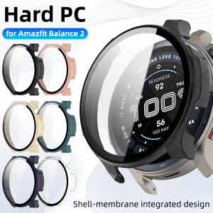 Smartwatch Case for Amazfit Balance 2 - Shell & Film Integrated Durable & Stylish Protection Smartwatch Accessories