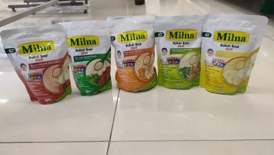 MILNA BUBUR BAYI 6+ / MAKANAN BAYI / BUBUR BAYI
