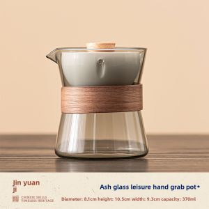 XIYUANJI | Heat Resistant Glass Tea Infuser with Tea Separation and Rotating Design