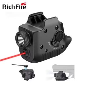 Rechargeable LED Flashlight Red 550LM 2-in-1 Combo Compatible with P365/X/XL Not X-Macro Home Defence Hunting Richfire