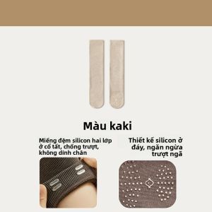 MiiOW | Tất dài đến đầu gối giữ nhiệt cho nữ MiiOW Cat Person Tất dài đến đầu gối chống trượt làm đẹp chân mùa đông ấm áp