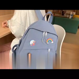 OFM-T48 Tas Sekolah Anak Perempuan Tas Travelling Backpack Wanita / Tas Ransel Korea Wanita Fashion Backpack Tas Punggung Sekolah Stylish