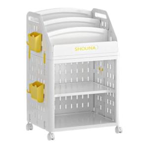 XUNHUAI | Moveable Ground Book and Toy Storage Rack