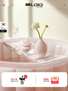 ชั้นวางของในห้องน้ำ Acrylic Retractable ทรงกลมสำหรับตู้เสื้อผ้าในห้องน้ำ เครื่องมือทำความสะอาดบ้าน ตกแต่งบ้าน สไตล์หรูหรา