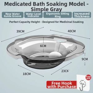 Hemorrhoid Therapy Steam Sitz Bath 1pc