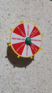 Vòng Quay Ăn Nhậu Trò Chơi Uống Rượu Uống Bia Mini Bỏ Túi 7cm