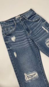 Celana Jeans Wanita Viral Terbaru 2022 & BF Glenda Ripped