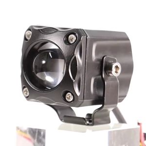 MOFOX TR1 Laser Gun MDL Mini Driving Lights Full Set 30W Yellow&White High/Low Beam Motorcycle LED Work Light Spotlight Auxiliary Lights foglights For Motorcycle Car lazer gun driving light