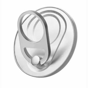For Magsafe Magnetic Zip Top Can 1Pcs Strong Suction Rotating 360 Wall Stickers Everywhere Folding Ring Phone Holder Alloy Porta