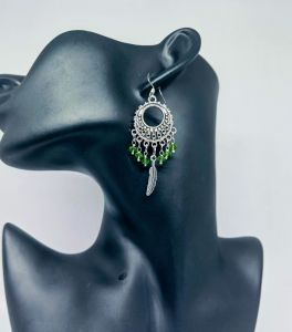 Chandelier crystal earrings of various colors. Ready stock Malaysia.