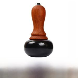 Warm Moxibustion Device Electric Heat Tai Chi Ball Gua Sha Stomach Rubbing Hot Compress Energy Stone Back Massage Tool