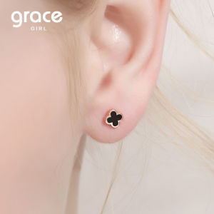 Grace Girl | Earrings Luxury 2026 New Style Four-Leaf Clover