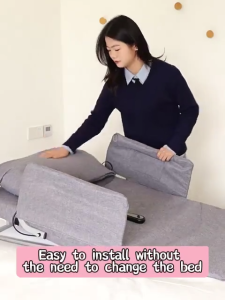 Electric Lift Mattress Get Up Device Old People Get Up Assist Electric Lift Bed for Adjustable Backrest Bedridden Patient Home Use