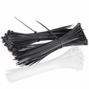 25-100pcs Self-locking Plastic Nylon Tie White/black Zip Wraps Strap Nylon Cable Tie Set Fastening Rings Loop Wire Wrap