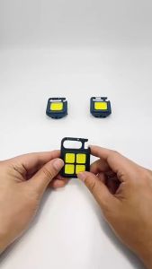 多功能便携式充电应急灯：高亮COB检修灯，钥匙扣迷你露营灯 Multi-functional Portable Rechargeable Emergency Light: High Brightness COB Work Light Keychain Mini Camping Lamp