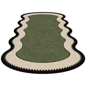 Retro Style Anti-slip Waterproof Household Thick Carpet