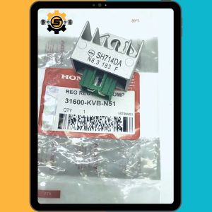 Kiprok Regulator KVB Ciprok Rectifier Original Honda Beat Carbu Spacy Karbu Scoopy Karbu Vario 110 CW Karbu Kiprop Presisi Kipros Cipros Vario Agnes Asli Kiprox Keprok Beat Ori AHM