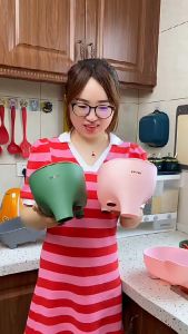Sink Strainer Elephant Sculpt Leftover Drain Basket Fruit And Vegetable Washing Basket Hanging Drainer Rack Kitchen Accessories