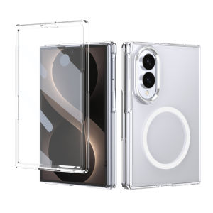 szhaiyu | Transparent for Magsafe Magnetic Wireless Charge Phone Case for Samsung Galaxy Z Fold 8 Ultra 8 7 6 5 4 Screen Protector Cover