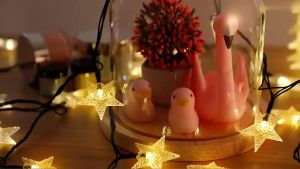 Led Solar Light Outdoor Waterproof Star Fairy String Light Decoration Wedding Garlands Colorful Lights Solar Christmas Lights