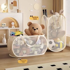 NAIFUNA | Childrens Portable Large Capacity Transparent Storage Basket