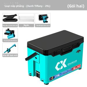 PATGEAR | Hộp Đựng Dụng Cụ Cá Kiêm Ghế Ngồi Và Giá Đỡ Ô 29L