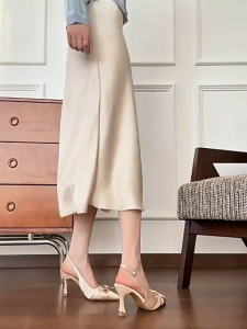 StepUp.1 Womens Comfortable Bow Pointed Toe Sandals / 2Inches And Ribbon Rubber High Heels Casual Bow Pointed Toe Sandals