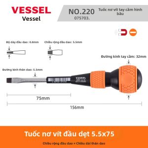 Vessel | Tuốc Nơ Vit Điện Cứng Cấp Công Nghiệp