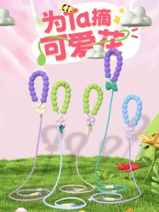 เชือก�รับมือกับการเดินเล่นของสุนัข BORORO สำหรับสุนัขขนาดกลางและเล็ก สายป่านพิเศษสำหรับแมว สายเดี่ยวฤดูร้อน ความสวยงามที่ไม่ซ้ำใคร