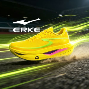 Erke | Qi Technology Marathon Racing Shoes Full Carbon Plate