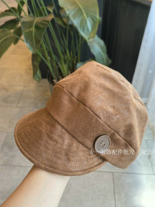 Retro Japanese Yamamoto Style Suede Newsboy Cap Womens Autumn Winter Fashionable Versatile Small Face Horse Riding Hat
