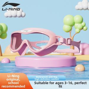 Li-Ning | Waterproof Fogproof HD Large Frame Swimming Goggles