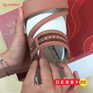 NEUCLEUS JENNIFER-03 Sendal Wedges Wanita