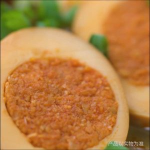 Sandwiched Egg and Meat Stuffed with Soy Sauce Soy egg Soft Egg Meals and Snacks