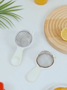 Stainless Steel Fine Mesh Strainer with Handle Flour Sieve Sifter Oil Strainer Kitchen Baking Tools