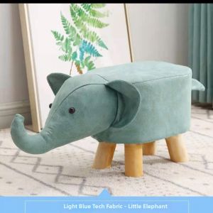 Creative Children Elephant Cartoon Wooden Stool