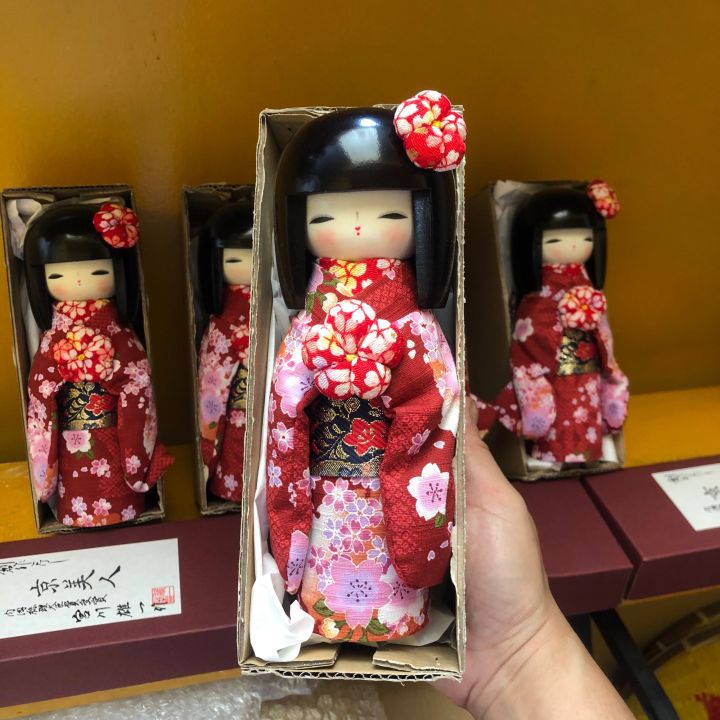 Búp bê gỗ Kokeshi handmade Nhật Bản, quà tặng ý nghĩa xinh xắn