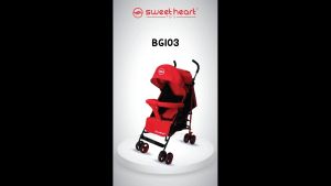 Sweet Heart Paris BG103 Durable Oxford Fabric Lightweight Newborn Infant Toddler Portable Travel Buggy Compact Baby Stroller with Umbrella Fold