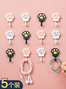 Cartoon Sticky Hooks Powerful Adhesive Creative Cute Wall Hooks No Drilling Mini Weight Bearing Mini Wall Hooks