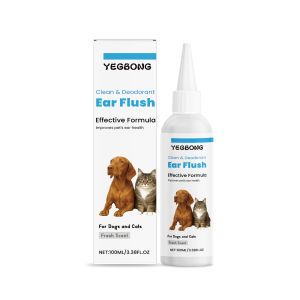 Yegbong Cat Dog Ear Cleaner Ear Wax Remover Pet Ear Cleaner Non-irritating Ear Cleansing Solution Ear Wash Pet Supplies Pet ear cleaning solution ear canal care earwax care daily cleanin