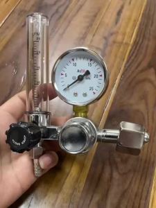 Newly Upgraded Pressure Regulator Argon CO2 Welding Single Meter Gas Cylinder MIG TIG Welding Flow Meter Control Valve G5/8