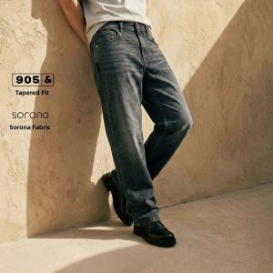 Jack Jones | Cat Whisker Washed Spring Summer Men Jeans with Side Pockets and Double Buttock Pockets