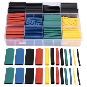 REVO 328pcs/530pcs Heat Shrink Tubing Insulation Shrinkable Tube 2:1 Wire Cable Sleeve Kit D-224